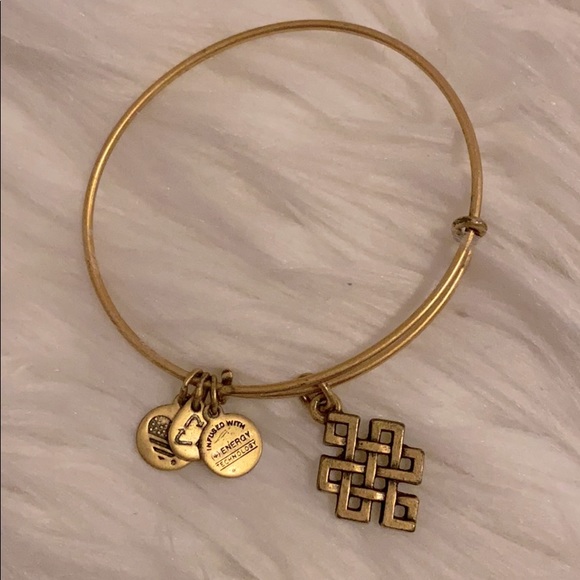 authentic alex and ani gold bracelet - Picture 2 of 4
